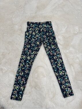 Old Navy Navy Floral Stretch Leggings for Kids